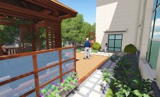 长沙滨江一号别墅庭院景观设计 (5图)