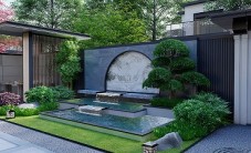 长沙新中式庭院设计-绿城高尔夫别墅庭院景观设计 (10图)